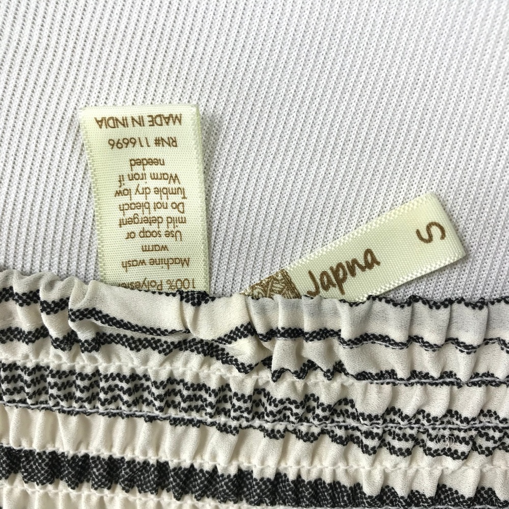 Price firm! Japna Gray White Striped Jumpsuit - Picture 8 of 8